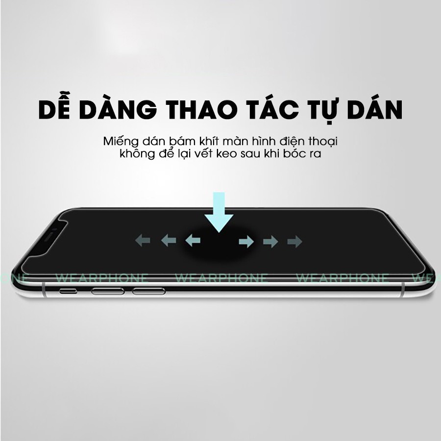 Kính Cường lực 2.5D trong suốt 6/6plus/6s/6s plus/6/7/7plus/8/8plus/x/xs/xs max/11/11 pro/11 promax/se 2020 wearphone