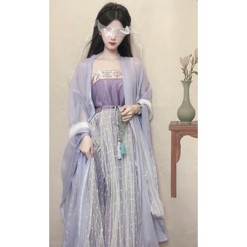Hán phục cổ trang Trung Quốc VÂN ANH váy 3 mét, 4.5 mét giá rẻ.