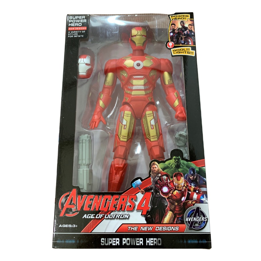 Đồ Chơi Siêu Nhân Mô Hình Avenger Marvel Cho Bé Trai : Người Sắt, Đội Trưởng Mỹ, Thần Sấm, Khổng Lồ Xanh, Người Kiến