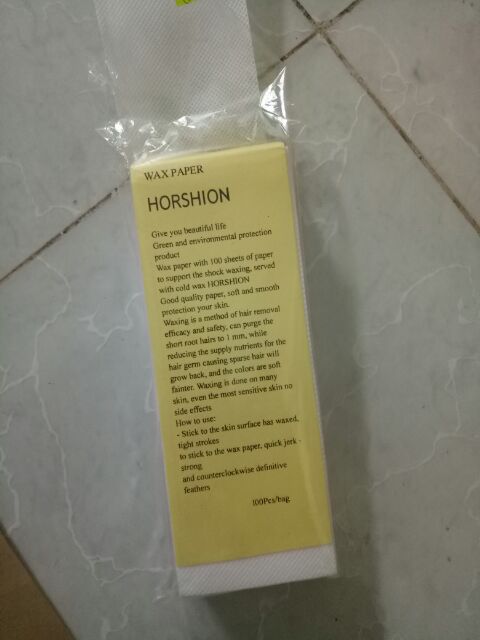 Giấy Wax Lông 100 tờ Nhám Hỗ Trợ Việc Tẩy Lông Hiệu Quả | BigBuy360 - bigbuy360.vn