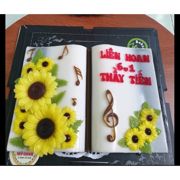 Khuôn nhôm hình Quyển Sách  làm bánh rau câu, bánh nướng, bánh gato