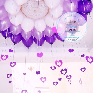 Tim/Sao treo thả bóng bay KHÔNG GỒM BÓNG