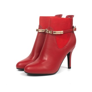 Boots mã 100319 màu Đỏ - Ảnh thật