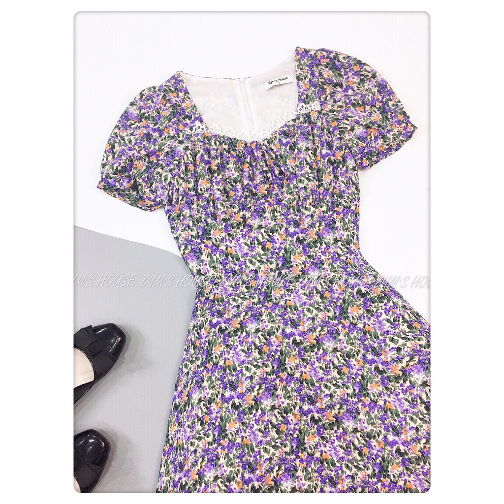 [Mã FAMALLT5 giảm 15% đơn 150k] Váy Hoa Nhún Ngực Zym's House - V1152 | BigBuy360 - bigbuy360.vn