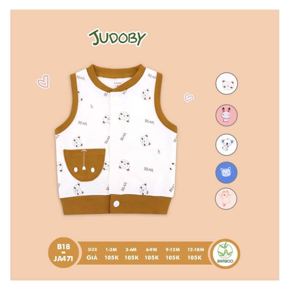 Áo gile cài cúc giữa  chất siêu mềm Judoby