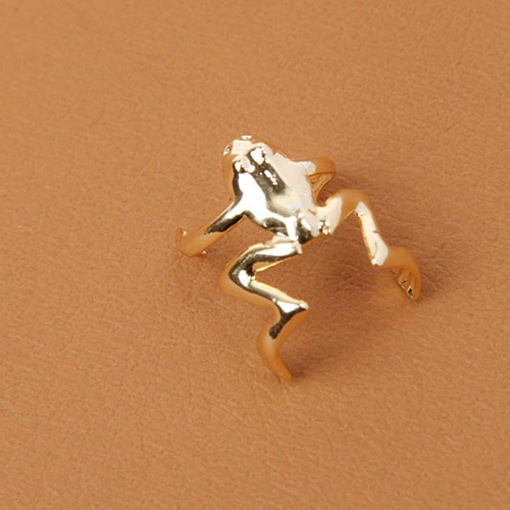 Khuyên Kẹp Vành Tai Hình Chú Ếch Nhiều Màu Thời Trang