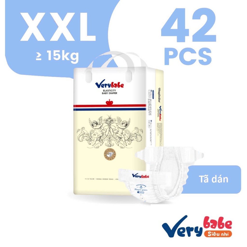 Bỉm /Tã Dán/Quần Verybabe đủ size S66/M58/L52/L50/XL46/XXL44