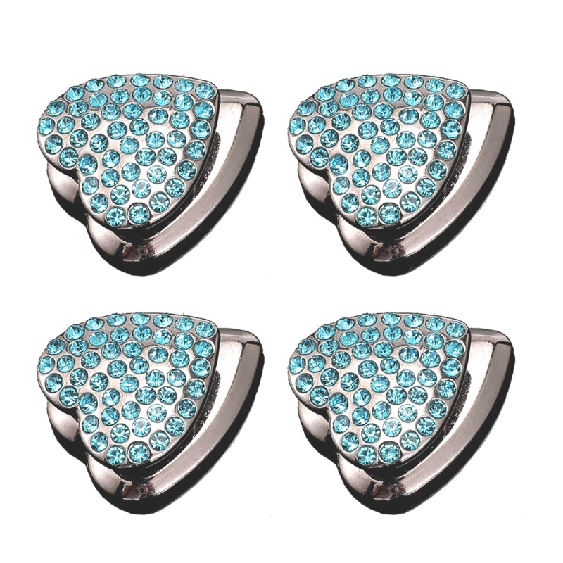 Móc Treo Dù / Xe Hơi / Văn Phòng Đính Đá Pha Lê Tự Dính Không Cần Khoan Lỗ