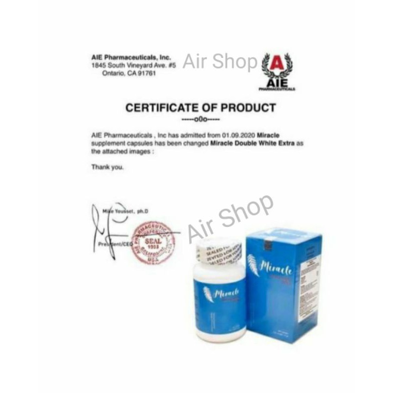 [ Nhập khẩu] Miracle 60 viên - Viên uống trắng da, chống nắng, giảm nám | BigBuy360 - bigbuy360.vn