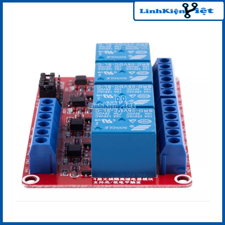 [NEW] Module Relay 5VDC 1/2/4 Kênh High / Low