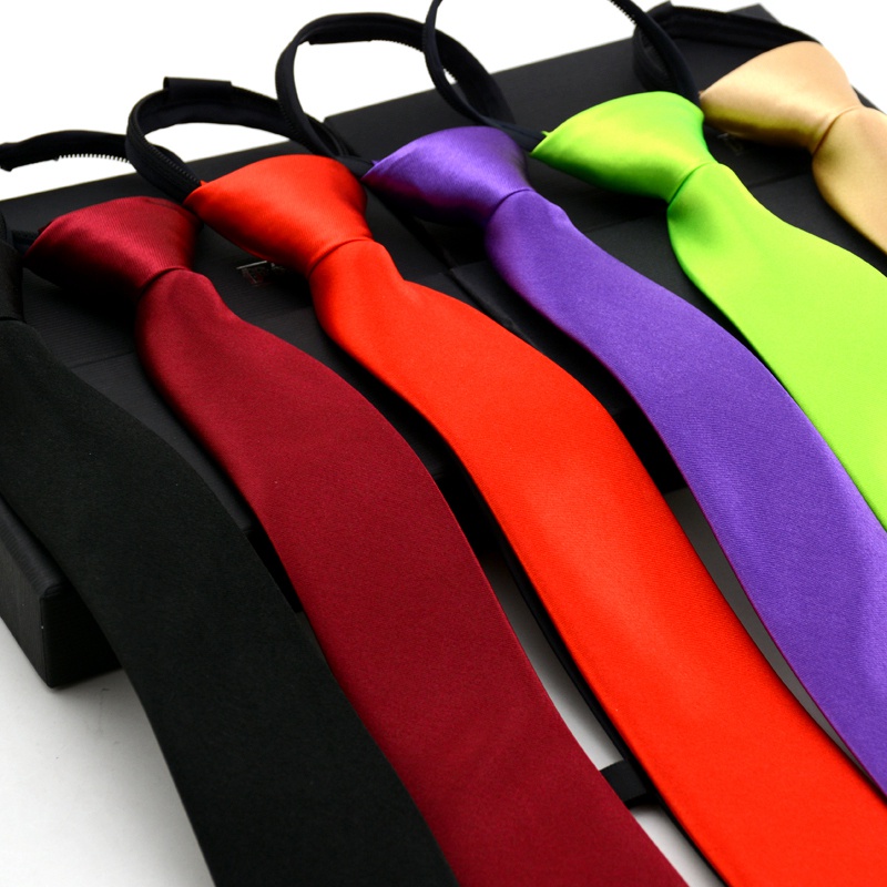 Mới Cà Vạt Màu Đỏ Trơn Có Khóa Kéo Thời Trang Dự Tiệc Cho Bé Trai Và Bé Gái