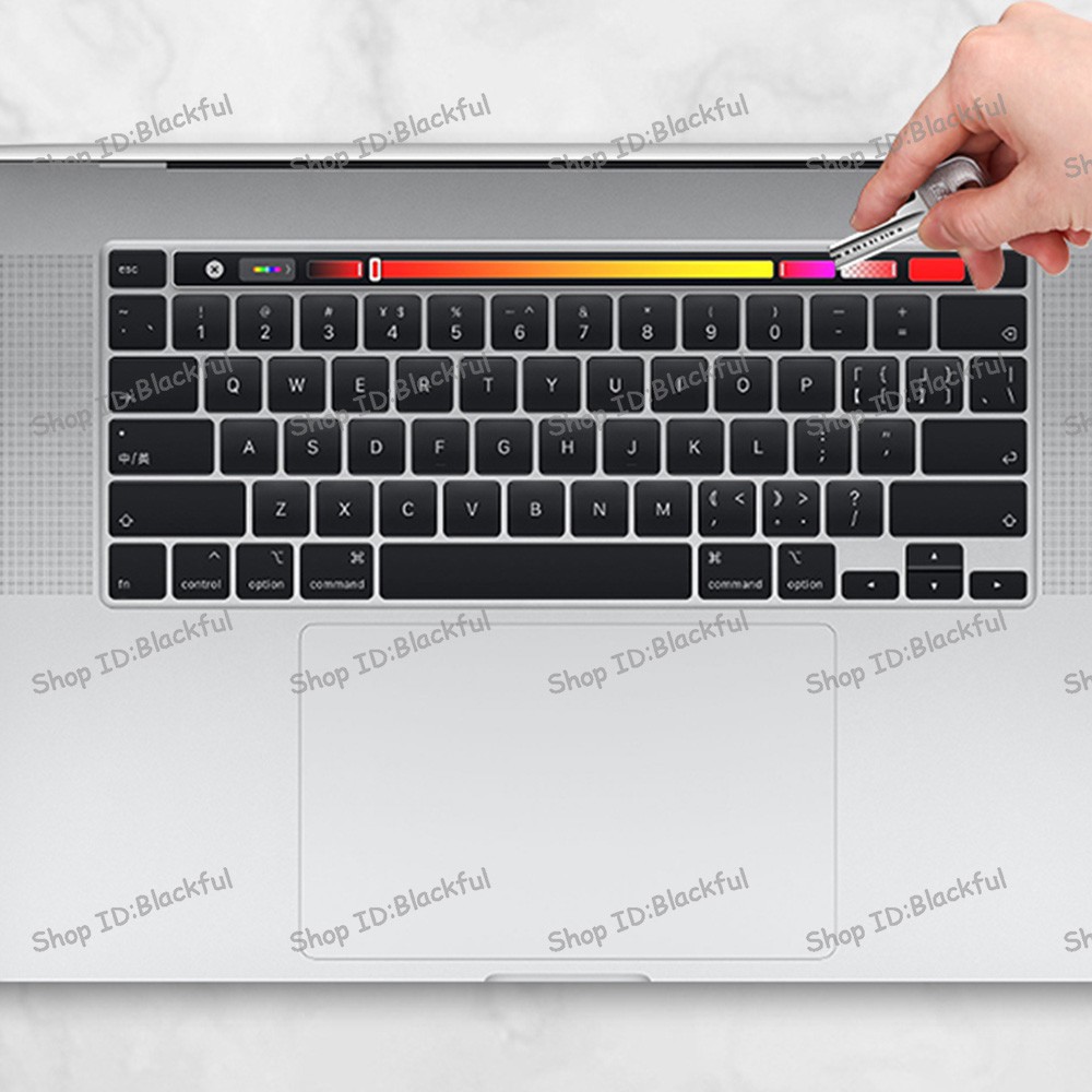 Miếng Dán Bảo Vệ Màn Hình / Thanh Cảm Ứng Siêu Trong Suốt Chống Trầy Cho Macbook
