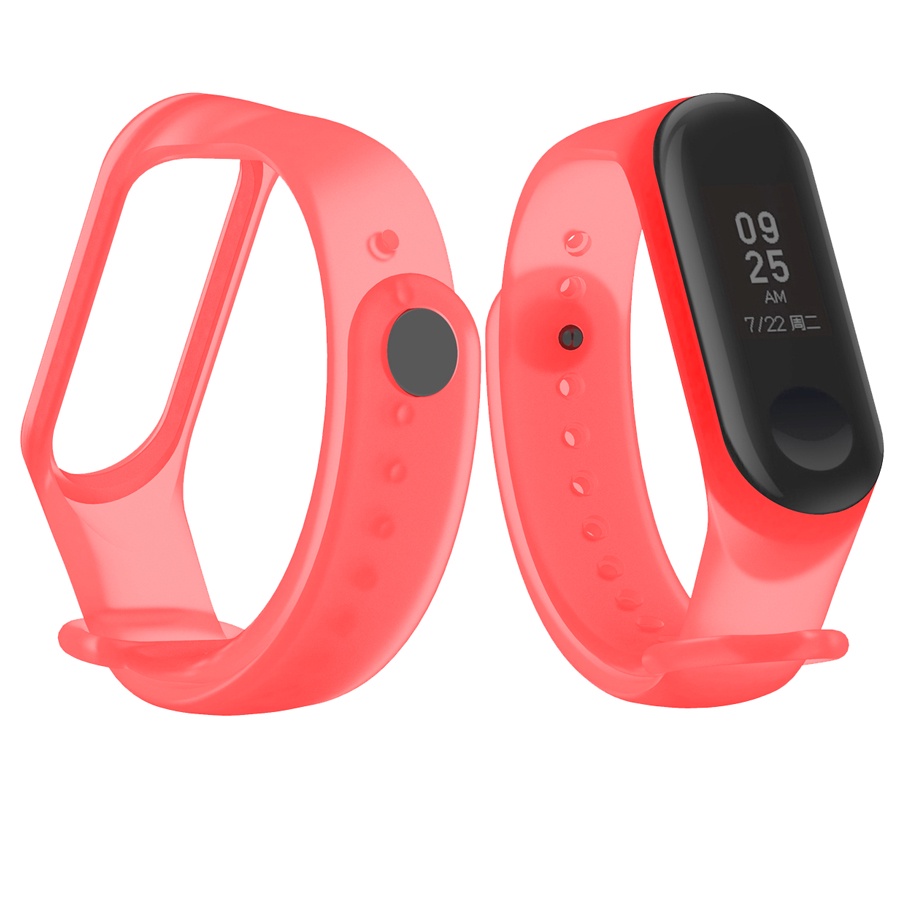Dây đeo thay thế bằng silicon trong suốt cho XIAOMI MI Band 3 / 4 / 5 / 6