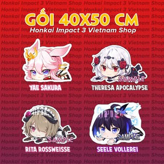 [HI3VNShop][Order] Gối ôm 40x50cm Valkyrie phần 3 Honkai Impact 3