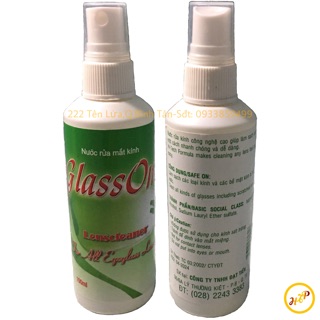 Nước rửa mắt kính/ Xịt kính Glassone 100ml