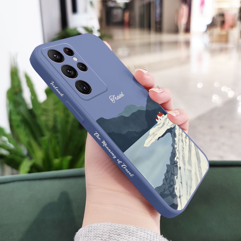 Iceland Ốp Điện Thoại Thiết Kế Thời Trang Sáng Tạo Cho samsung galaxy s23 s22 fe ultra plus