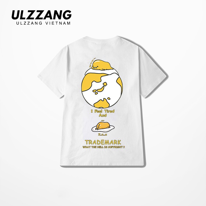 Áo thun tay lỡ ULZZANG cotton dáng unisex in hình i'm tired 2020