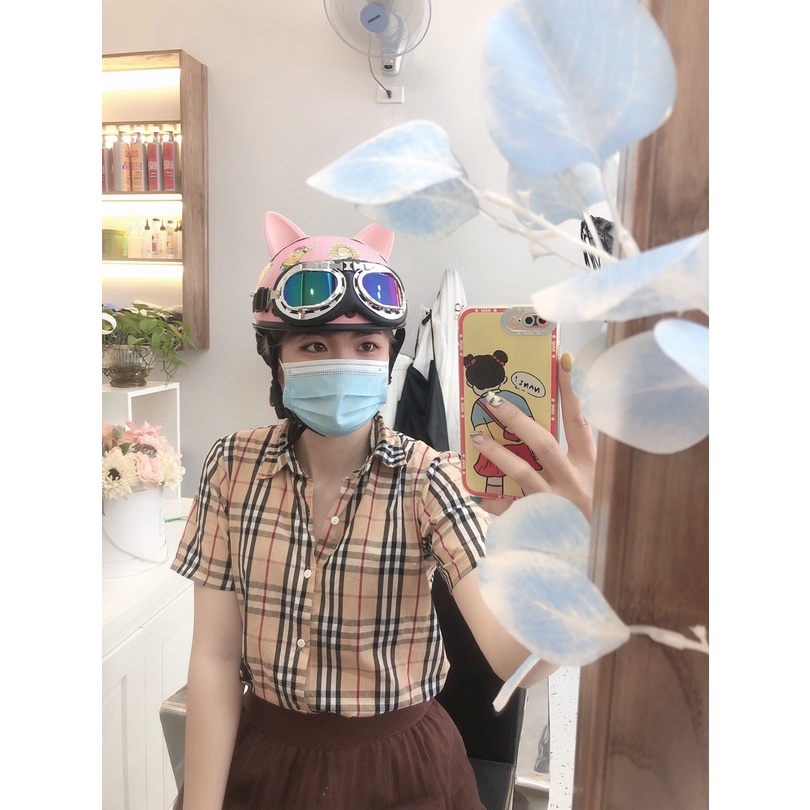 Kính Phi Công Cho Mũ 1/2 và 3/4 Hàng Cao Cấp, Đẹp Bền Chắc Chắn