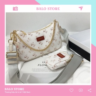 Túi xách đeo chéo nữ 👛FREESHIP👛 tặng kèm túi nhỏ và móc khoá (sẵn hàng)