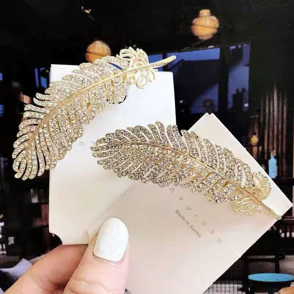 Set 6 Kẹp Tóc Hình Cây Kéo Đính Kim Cương Giả Thời Trang Cho Nữ