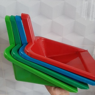Chổi Ky Hốt Rác Nhựa Cán Ngắn 25X25X14CM - Màu Sắc Ngẫu Nhiên