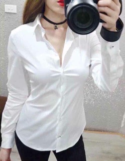 Sơ mi trắng kèm ảnh thật