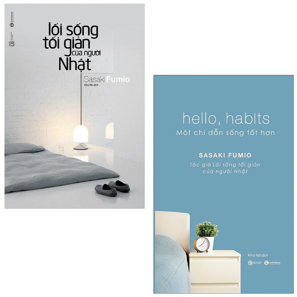 Sách Thái Hà - Combo Lối Sống Tối Giản Của Người Nhật + Hello, Habits - Một Chỉ Dẫn Sống Tốt Hơn