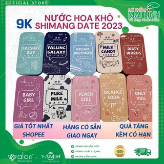 Nước Hoa Khô SHIMANG - DAISY DEAR, Nước Hoa Sáp Khô Nam Nữ Thơm Mini Bỏ Túi Lưu Hương 4 - 6 Tiếng - Nội Địa Trung