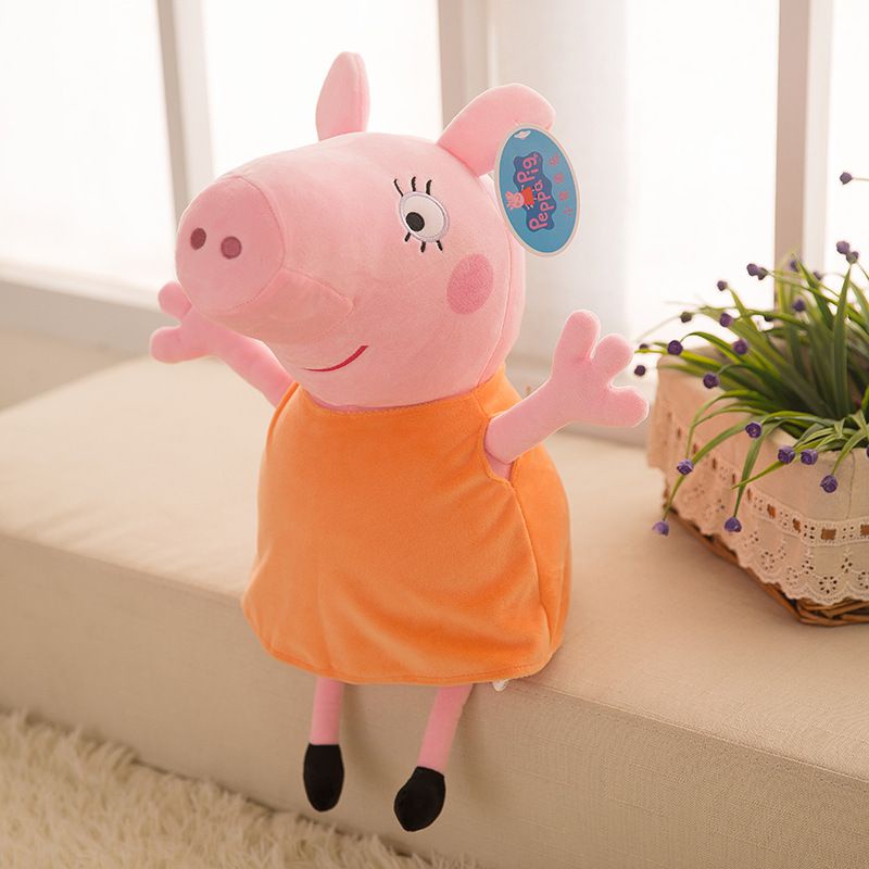 Đồ chơi chú heo Peppa/ George/ chú heo bố mẹ nhồi bông phù hợp làm quà tặng cho bé/ người hâm mộ 20-50cm