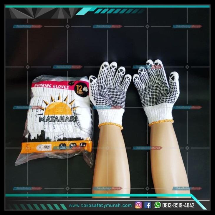 Găng Tay Ngôi Sao / Chấm / Mã Chấm Bi Đen Mã 572