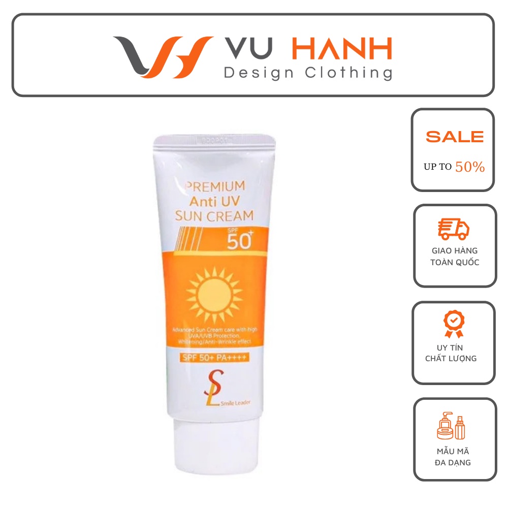 Kem Chống Nắng Hoá Smile Leader Premium Anti UV Sun Cream SPF 50+ PA++++