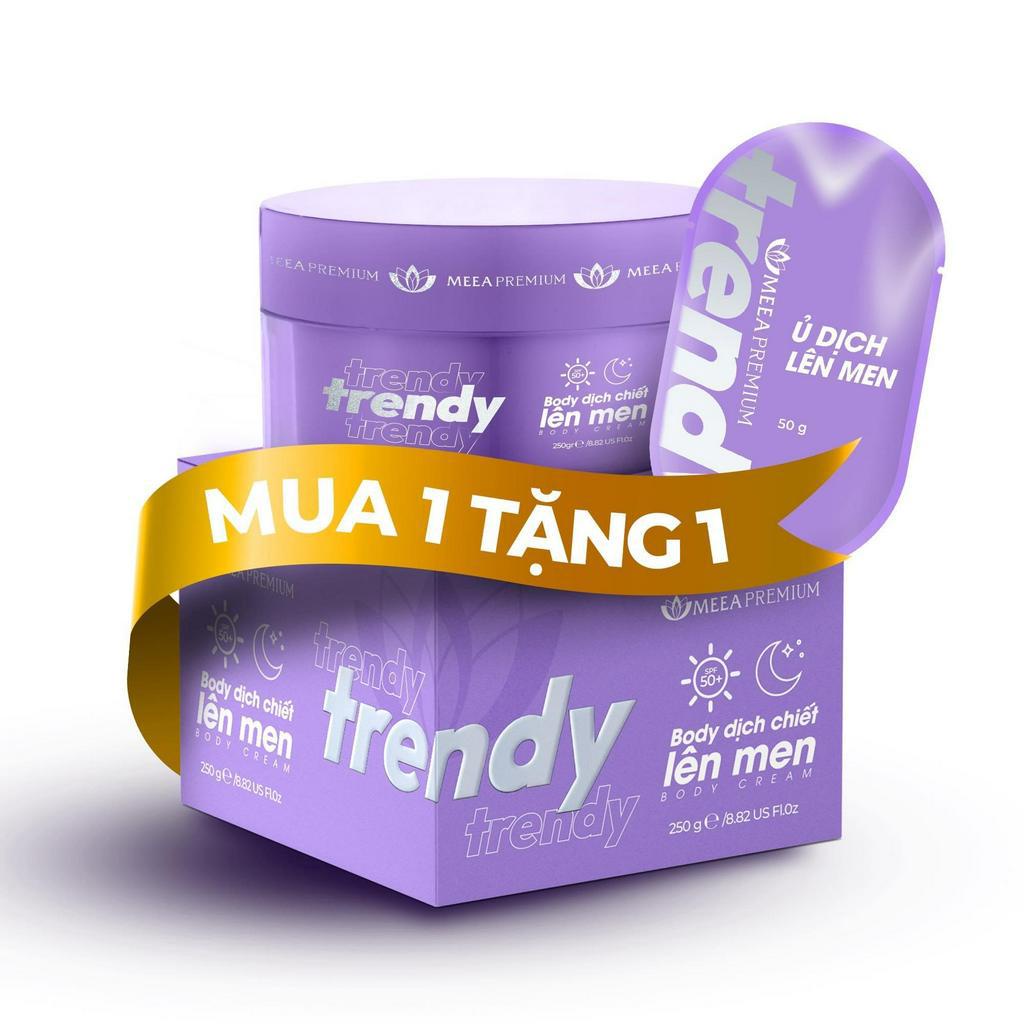 Kem Body Trendy Dịch Chiết Lên Men MEEA, Dưỡng Da Trắng Sáng,Nuôi Dưỡng Làn Da