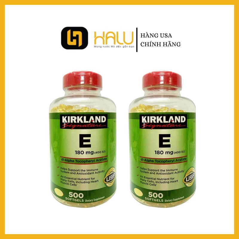 Vitamin E Kirkland 400 IU - 500VIÊN (của mỹ)