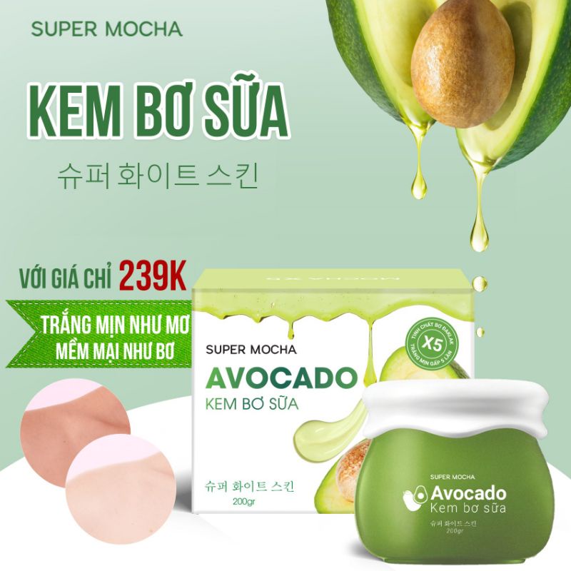 Combo siêu dưỡng trắng body bơ sữa