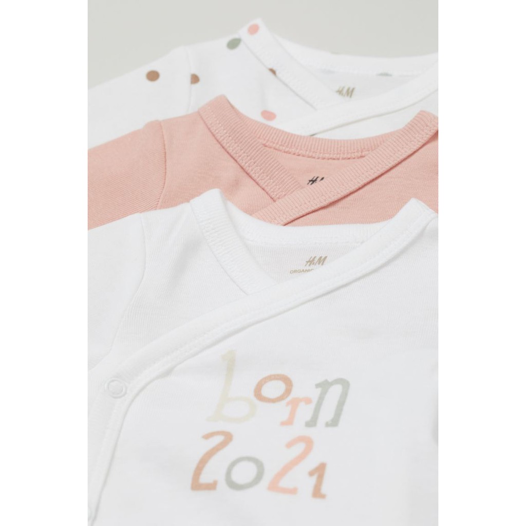 Set 3 bodysuit 2021 HM H&amp;M_hàng chính hãng authentic