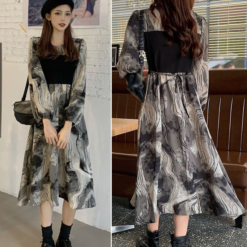 Đầm Tay Dài Kiểu Dáng Retro Thời Trang Cho Nữ | BigBuy360 - bigbuy360.vn
