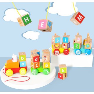 ĐOÀN TÀU GỖ GIÁO DỤC SỚM - 3 TRONG 1
