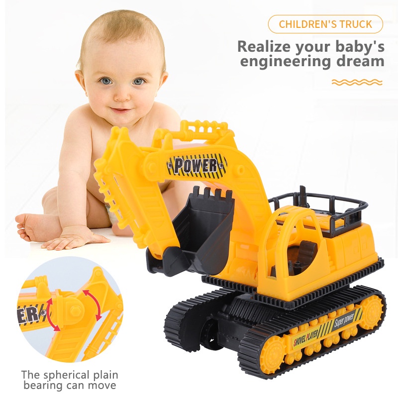 Mô Hình Xe Cần Cẩu Đồ Chơi Tỉ Lệ 1:36 Dành Cho Bé