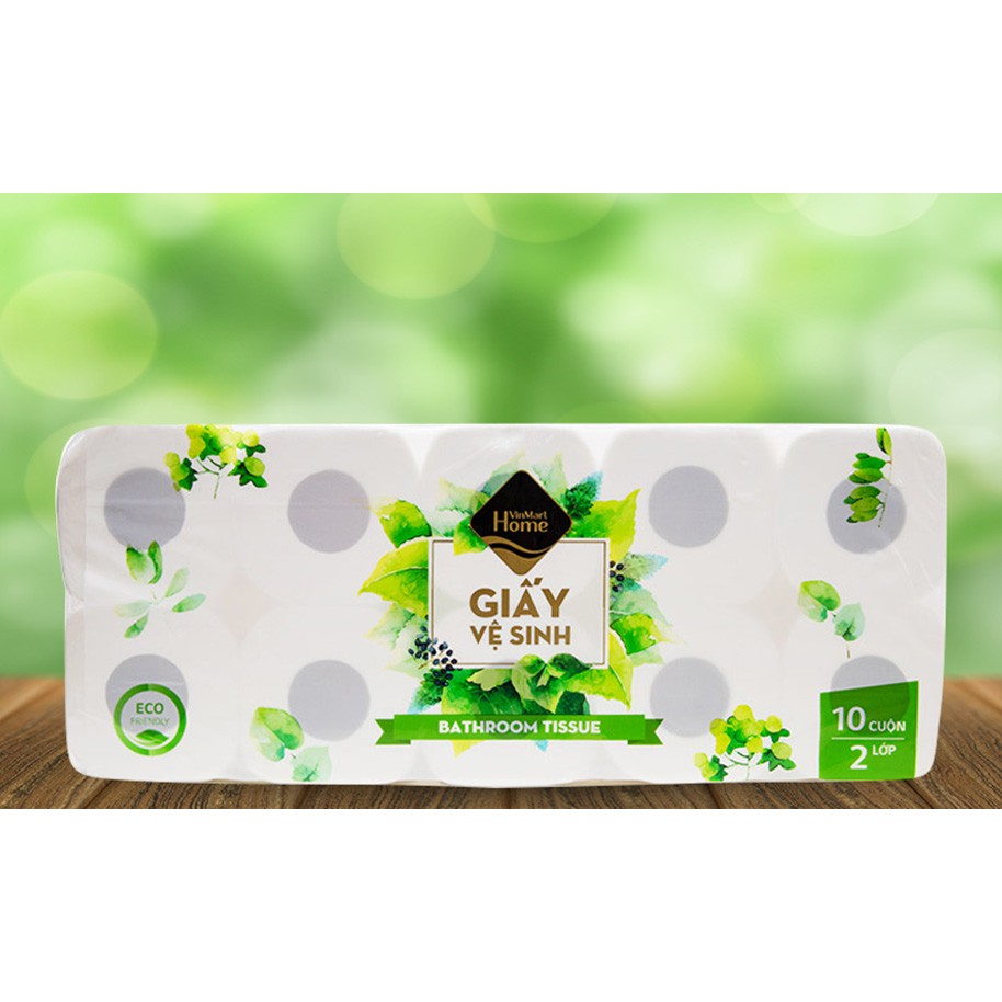 Giấy vệ sinh VinMart Home 10 cuộn 2 lớp