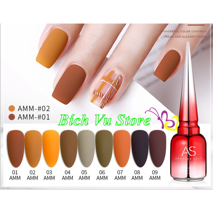 Sơn gel As mã AMM | chai đỏ