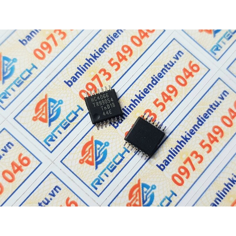[Combo 5 chiếc] HC4066 SN74HC4066PWR 74HC4066PW TSSOP14 IC chuyển kênh tương tự