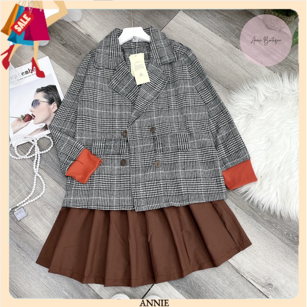 Set Vest Sọc Caro [ FREE SHIP ] Bộ Vest Sọc Caro Nữ Tính 2 Món - Hàng Cao Cấp - Tôn Dáng NGười Mặc | BigBuy360 - bigbuy360.vn