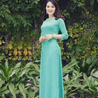 Áo dài 4 tà may sẵn kèm quần 2 lớp