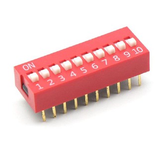 DIP Switch 10 - Công Tắc Gạt DIP SW-10