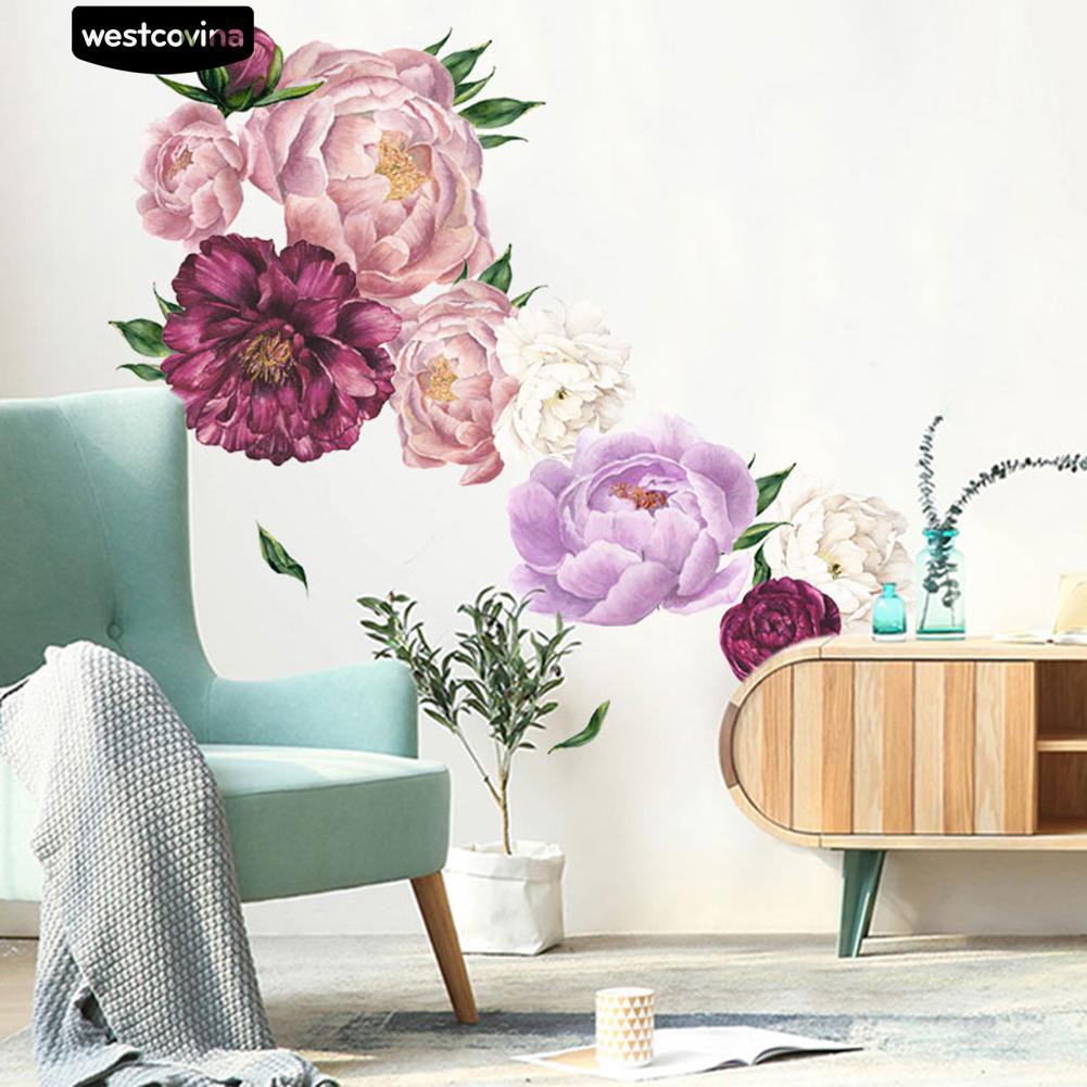 Sticker dán tường hình bông hoa