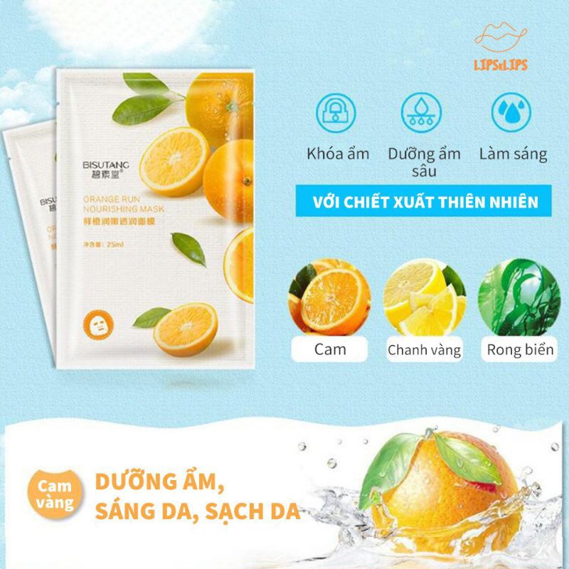 [RẺ VÔ ĐỊCH]Mặt nạ Bisutang 8 vị trái cây dưỡng trắng da từ thiên nhiên | BigBuy360 - bigbuy360.vn