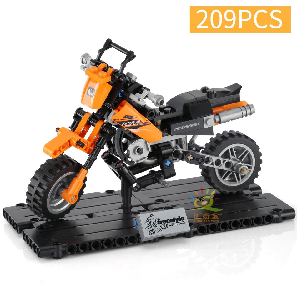 Bộ đồ chơi lắp ráp xe máy legoed technic