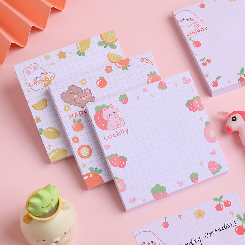 Set 80 giấy ghi chú họa tiết hoạt hình dễ thương