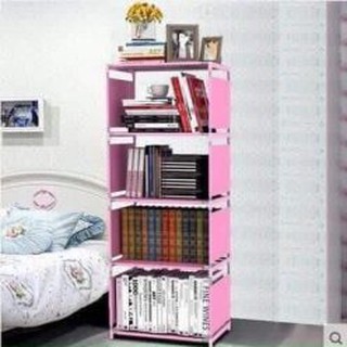 Kệ sách vải 4 tầng gọn gàng
