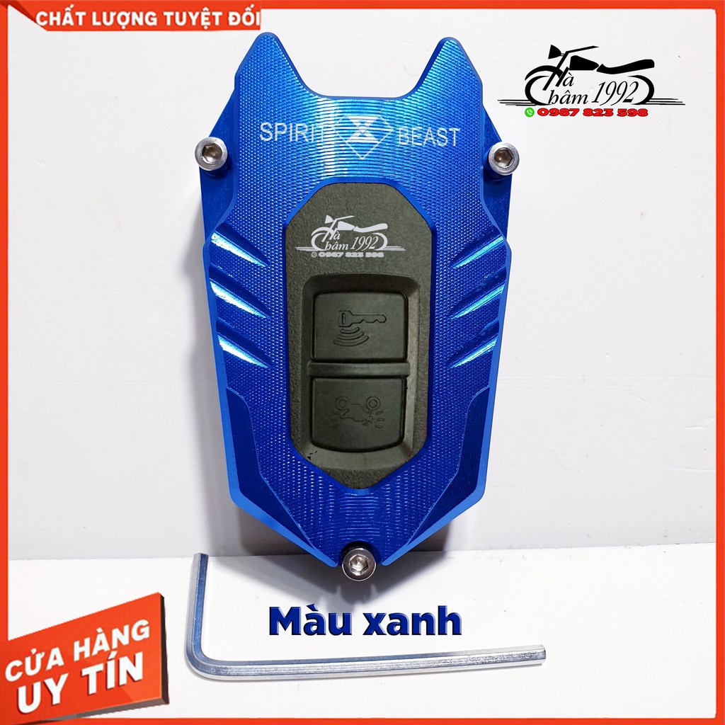 Ốp Chìa Khóa Smartkey 2 Nút SPIRIT BEATS Honda LEAD, AB,VISION, (Vario 2 nút) - Tặng Kèm Lục Giác
